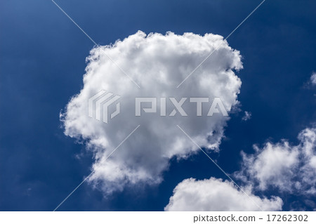 Material of flat cumulus cloud 17262302