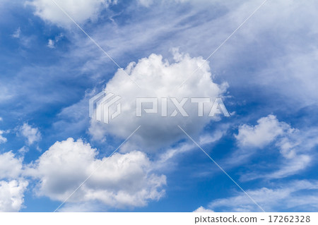 Material of flat cumulus cloud 17262328