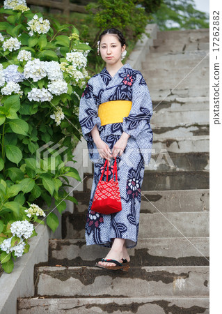 Pretty Yukata beautiful woman 17262882