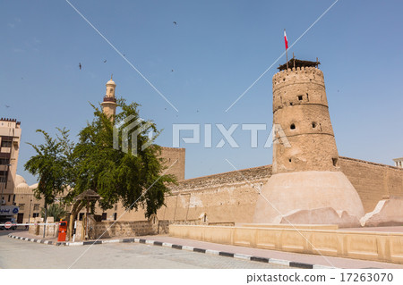 Outer wall of UAE Dubai Museum, United Arab Emirates 17263070