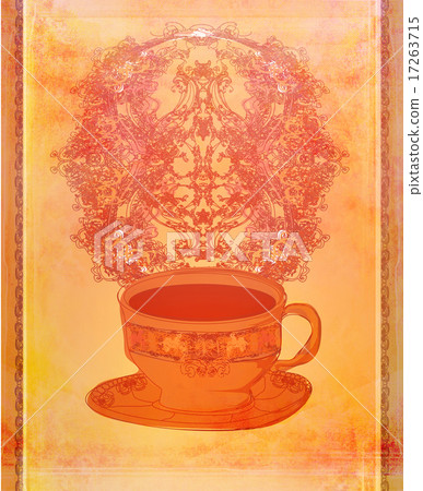 cup of coffee - menu coffee shop , raster - Stock Illustration ...