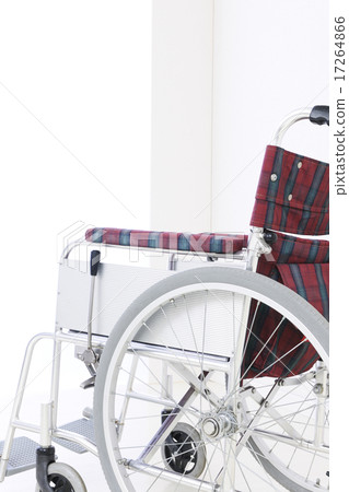 Stock Photo: white background, wheel-chair, Wheel Chair