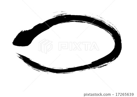 Brush character ellipse - Stock Illustration [17265639] - PIXTA