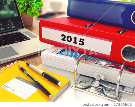 2015 on Red Office Folder. Toned Image. 2015 on Red Office Folder. Toned Image. 17265666