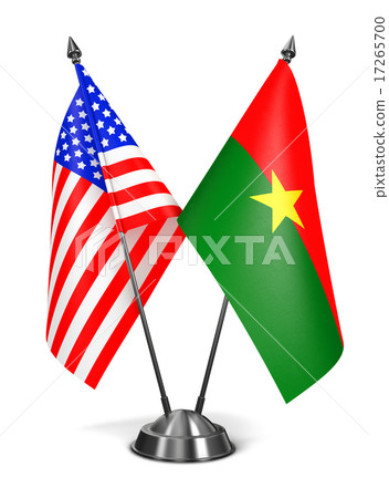 USA and Burkina Faso - Miniature Flags. USA and Burkina Faso - Miniature Flags. 17265700