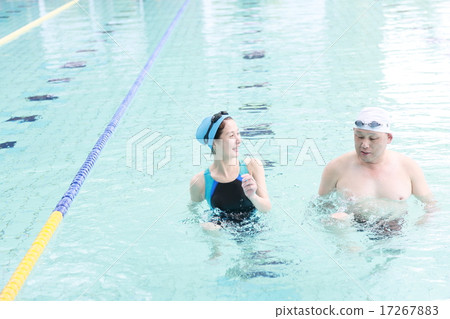 Senior fitness swimming image Senior fitness swimming image 17267883