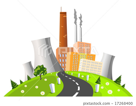 Factory, electrical generating plant 17268400