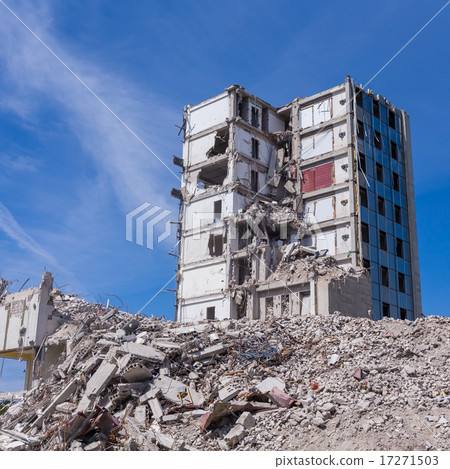 Demolished house before reconstruction Demolished house before reconstruction 17271503