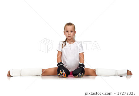 girl sitting on the splits girl sitting on the splits 17272323