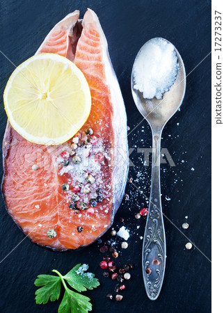 salmon steak salmon steak 17273237