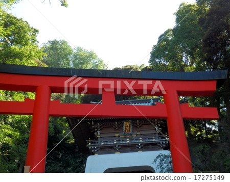 Esashima Shrine Zhu Torii Ryumon gate 17275149