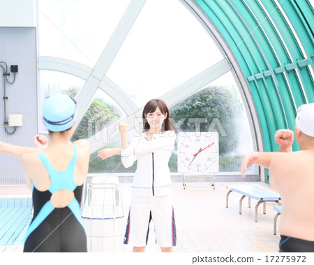 Senior fitness swimming image Senior fitness swimming image 17275972