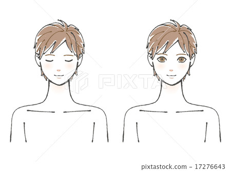 Male bust up illustration Male bust up illustration 17276643