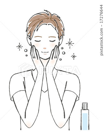 Skin care men illustration 17276644