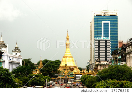 Myanmar Yangon Downtown Myanmar Yangon Downtown 17276858