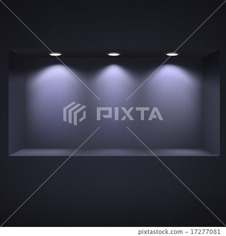 Dark niche for presentations.  17277081