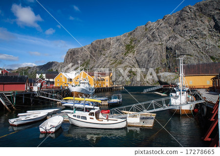 Picturesque village  Nusfjord 17278665
