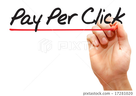 Hand writing Pay Per Click, business concept... Hand writing Pay Per Click, business concept... 17281020