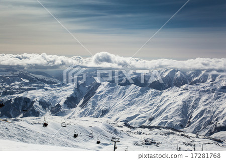 Alpine Alps mountain landscape at Jungfraujoch 17281768
