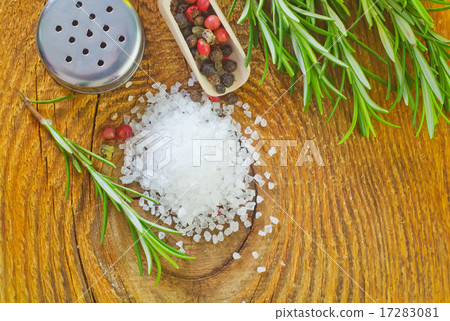 salt, rosemary and pepper 17283081