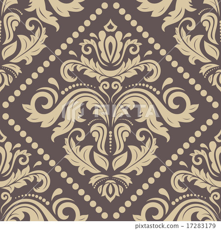 Damask Seamless Vector Pattern 17283179