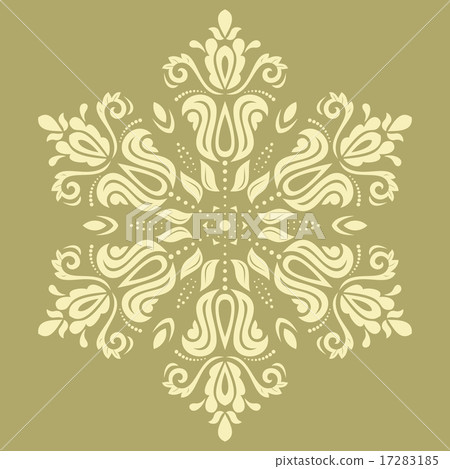 Damask Vector Oriental Pattern Damask Vector Oriental Pattern 17283185