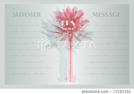 Template with palm trees 17283192