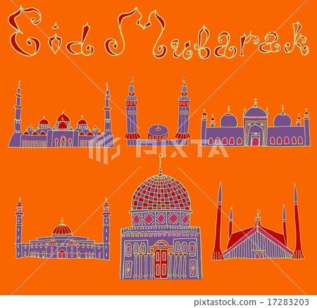 doodles of mosques doodles of mosques 17283203