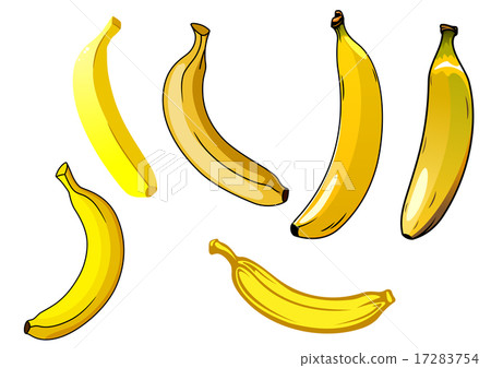Fresh ripe yellow banana fruits 17283754