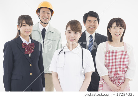 Japanese in various positions 17284323