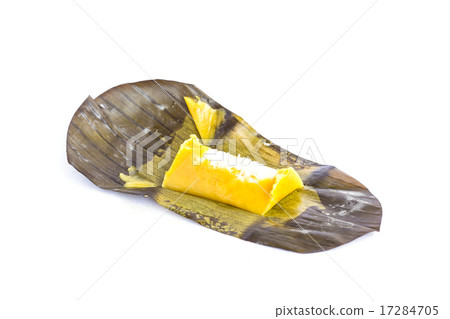 Traditional Thai dessert, Steamed Stir pumpkin with coconut 17284705