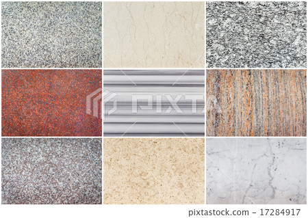 Set of natural stone texture and background Set of natural stone texture and background 17284917