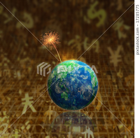 在地球爆炸的保險絲上射擊 17285775