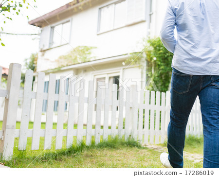 白色的柵欄 17286019