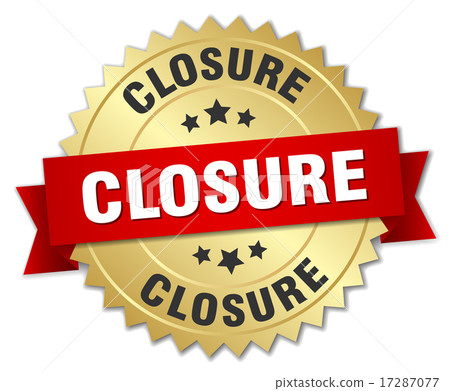 closure 3d gold badge with red ribbon closure 3d gold badge with red ribbon 17287077