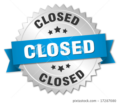 closed 3d silver badge with blue ribbon closed 3d silver badge with blue ribbon 17287080