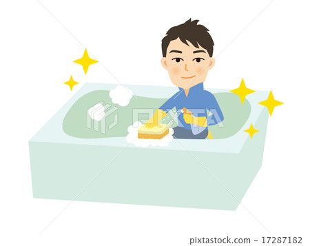Bathroom cleaning 17287182