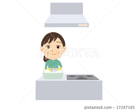 Kitchen cleaning 17287185
