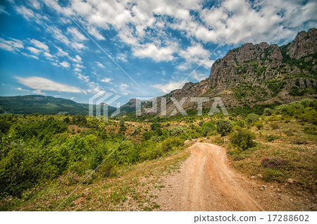 Valley of ghosts. Crimean mountains. Valley of ghosts. Crimean mountains. 17288602