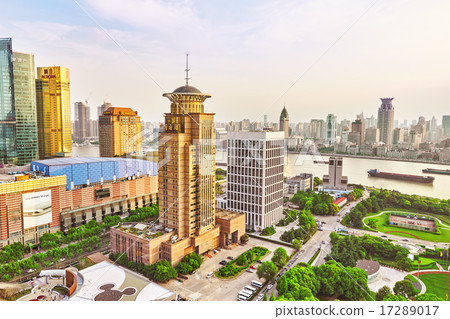 Skyline view from Bund waterfront 17289017