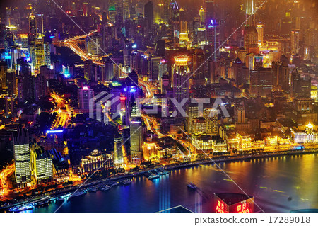 Beautiful view of  Shanghai  17289018