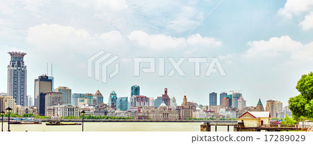 Beautiful view skyscrapers, Shanghai, China Beautiful view skyscrapers, Shanghai, China 17289029