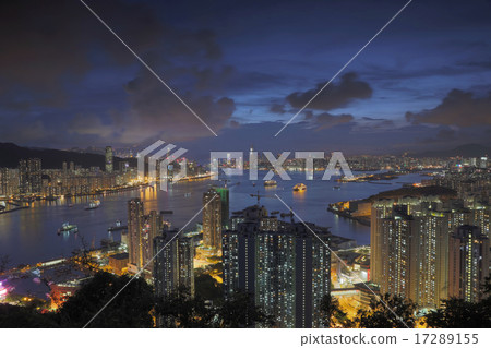 Devil s Peak view hong kong night 17289155