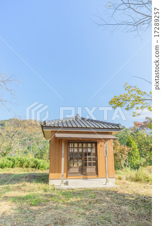 Myokoji built in the premises of Kurume shrine in autumn Myokoji built in the premises of Kurume shrine in autumn 17289257