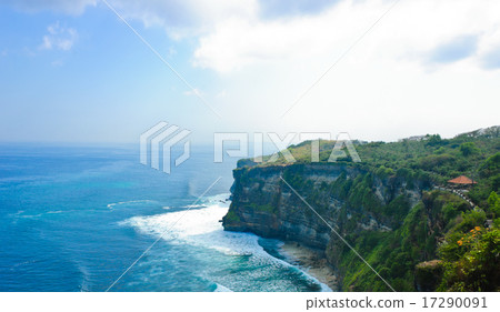 Uluwatu cliff bank in Bali, Indonesia 17290091