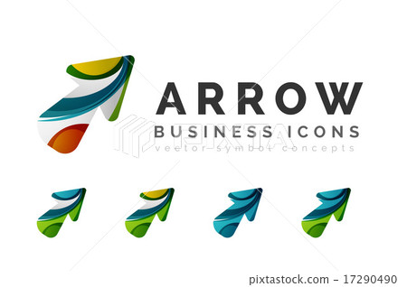 Set of arrow logo business icons - Stock Illustration [17290490] - PIXTA