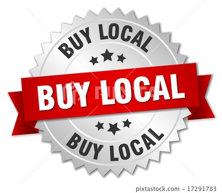 buy local 3d silver badge with red ribbon buy local 3d silver badge with red ribbon 17291783