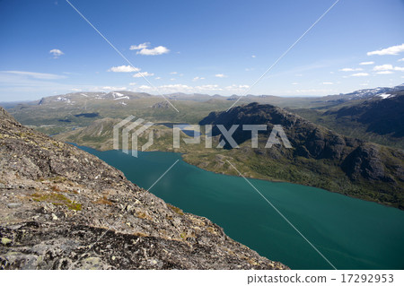 Besseggen Ridge in Jotunheimen Park, Norway Besseggen Ridge in Jotunheimen Park, Norway 17292953