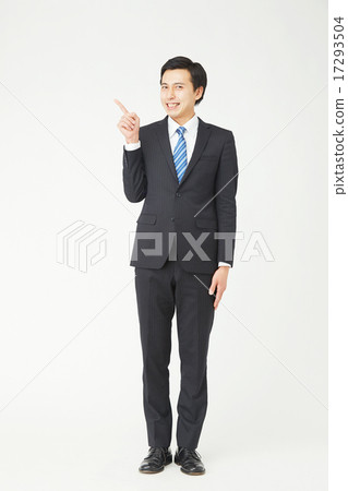 Pointing businessman 17293504