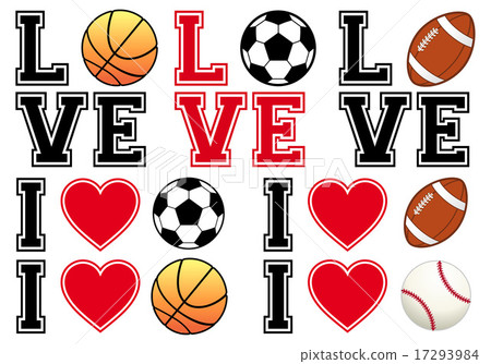 soccer, football, basketball, baseball, vector set 17293984
